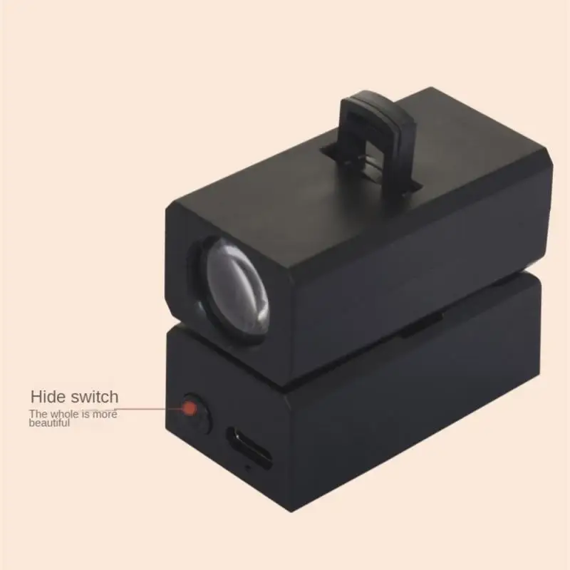 USB recarregável Starry Projector Lamp, 360 ° Rotatable Bracket, 2 em 1, Lua, Terra, LED Night Light, Planet Projection Lamp