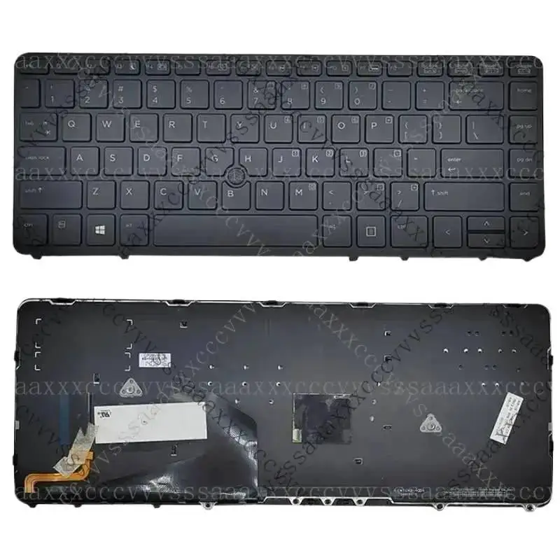€ US keyboard With Backlit for EliteBook 840 G1 850 G1 ZBook 14 for 840 G2 with pointing stick €/€