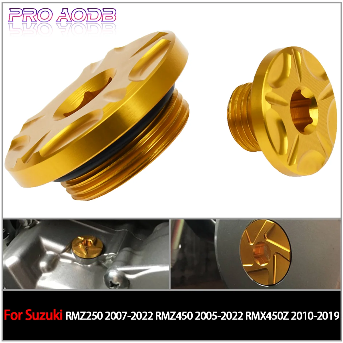 Ignition Cover Plug For Suzuki RM 250 450 RMZ250 RMZ450 RMX450Z RM-Z250 RM-Z450 RMX-450Z 2005-2021 2022