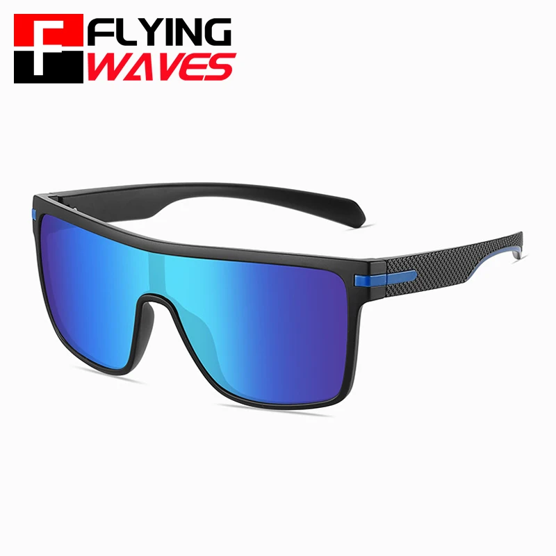 

Поляризационные велосипедные очки FLYING WAVES для мужчин и женщин TR90, очки для вождения в большой оправе UV400, солнцезащитные очки для софтбола и гольфа, модные оттенки
