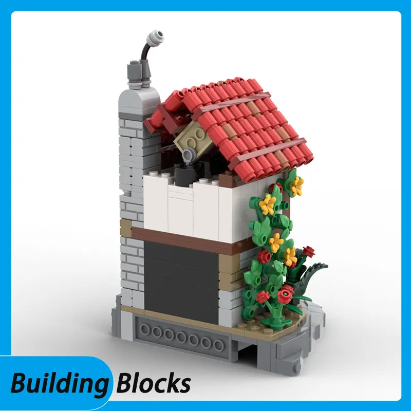 

Small Particle Assembled Building Blocks MOC-241806 381pcs Medieval Castle Architecture Building Toy Stereoscopic Model Gift Puz