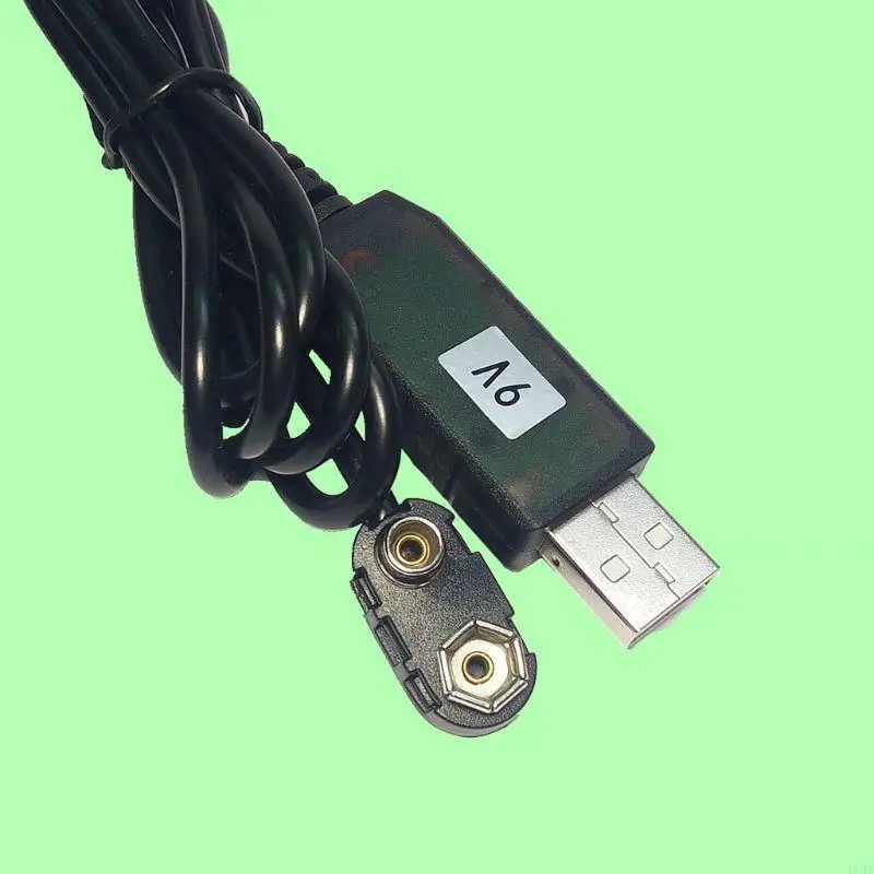 E74D 9V Battery Eliminator USB Cable 5V Boost to 9V Voltage Converter Step-up Volt Transformer for DC Power Regulator Line