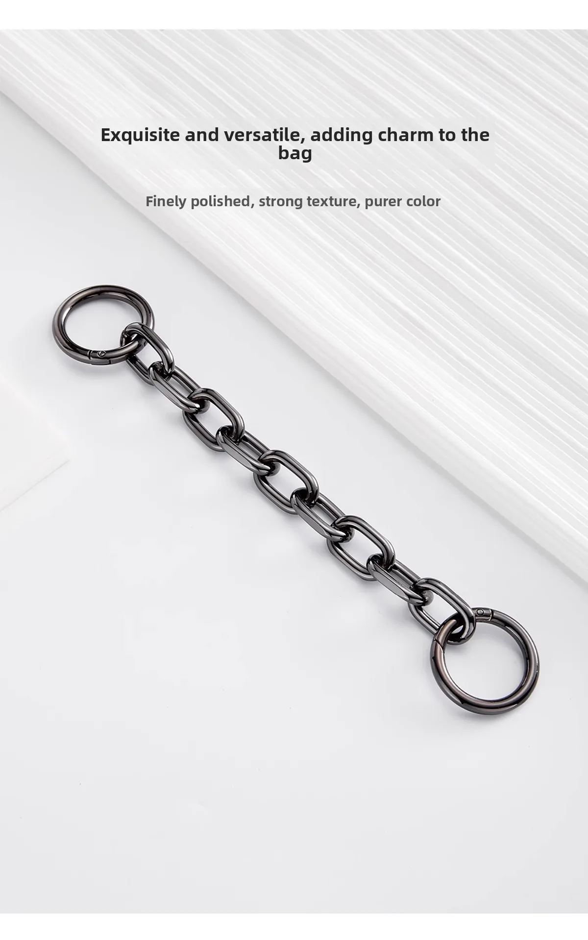 Bag Extension Chain For Longchamp Hobo High-end Fashion Diy Chain Shoulder Replacement Strap Bag Modification Accessories
