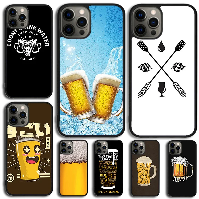 Men Drink Beer Celular Mobile Phone Cases For iPhone 16 15 14 12 13 mini 11 Pro MAX 6 7 8 Plus SE2020 Coque Fundas