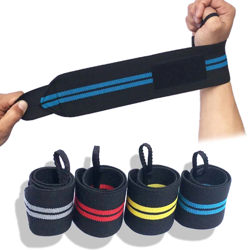 Fitness Wristband Weight Lifting Gym Cross Training 1pcs Fitness Padded Thumb Brace Strap Power Hand Support Bar Wristband