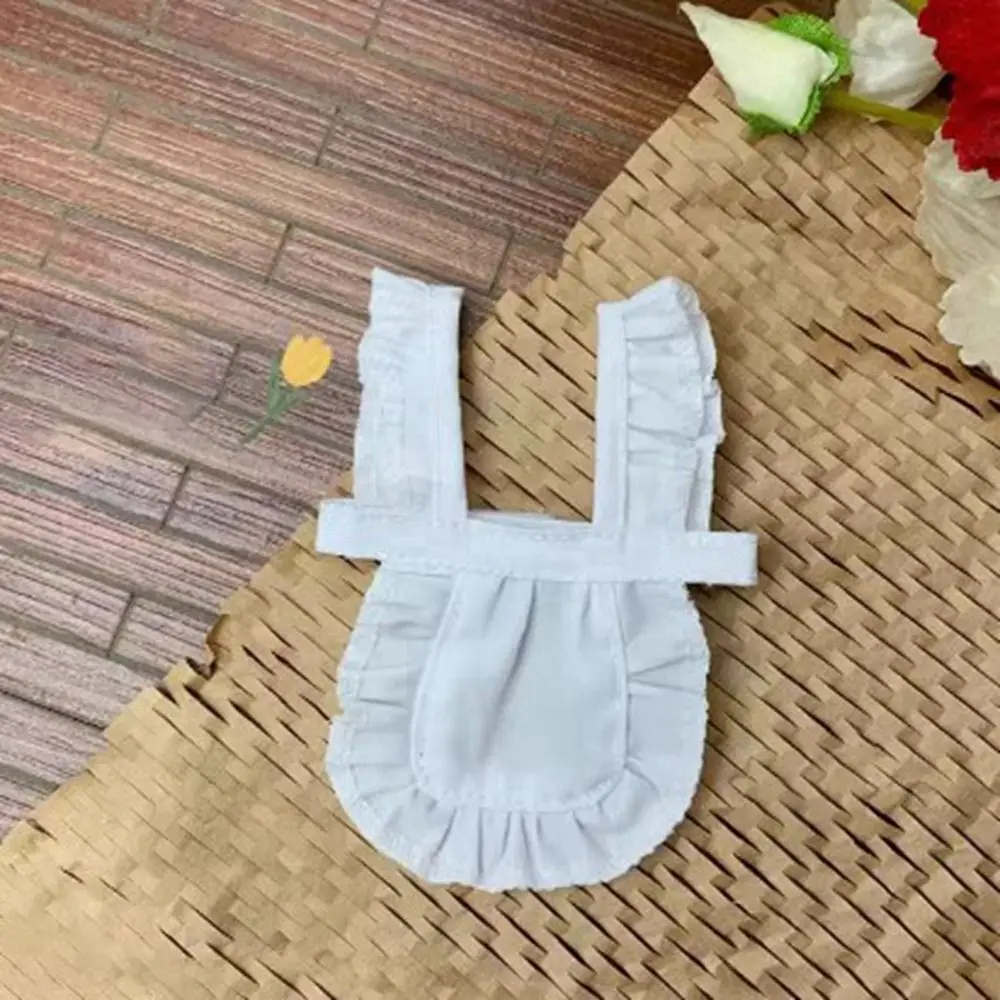 Precioso uniforme falda de sirvienta delantal hecho a mano ropa de princesa blanco y negro faldas Mini accesorios DIY para muñecas 1/4 1/6 BJD 30/45cm