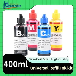 GraceMate 100ml Dye Ink for 305 Ink Cartridge Ciss Compatible for Hp 305xl DeskJet 2710 2320 Printer Ink