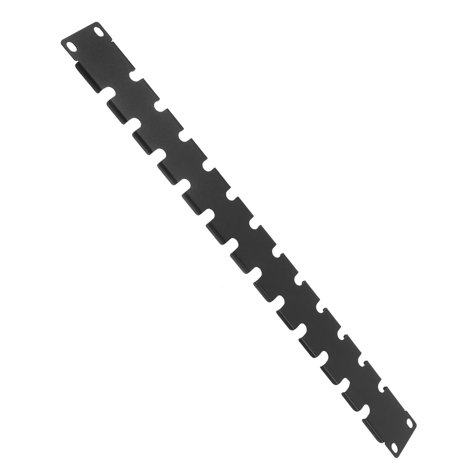 Double-Sided Fishbone Cable Management Panel 19 Inch Cold Rolled Steel Rack Cable Lacing Bracket Modular Server Cabinet