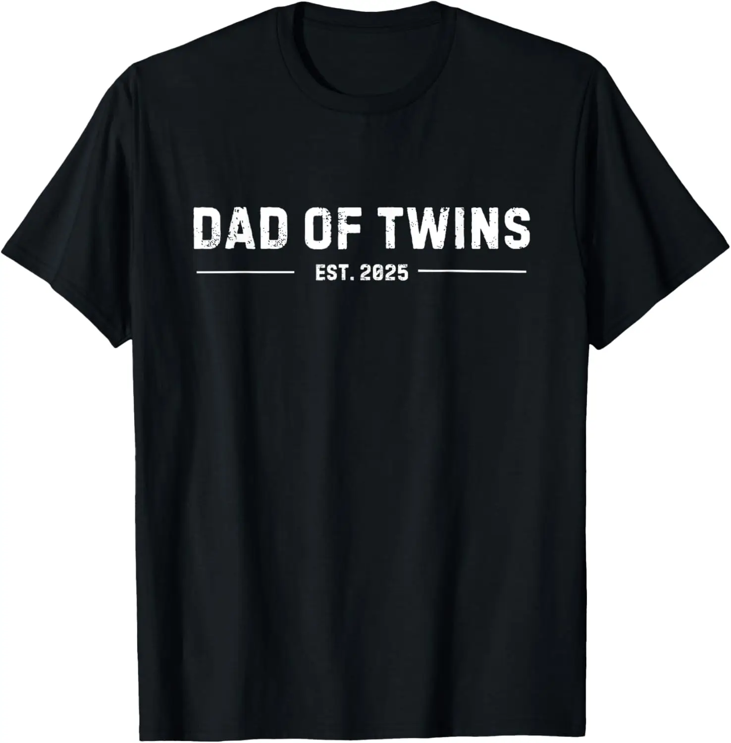 Dad of Twins Est. 2025 - First Father's Day with Twins Gift T-Shirt