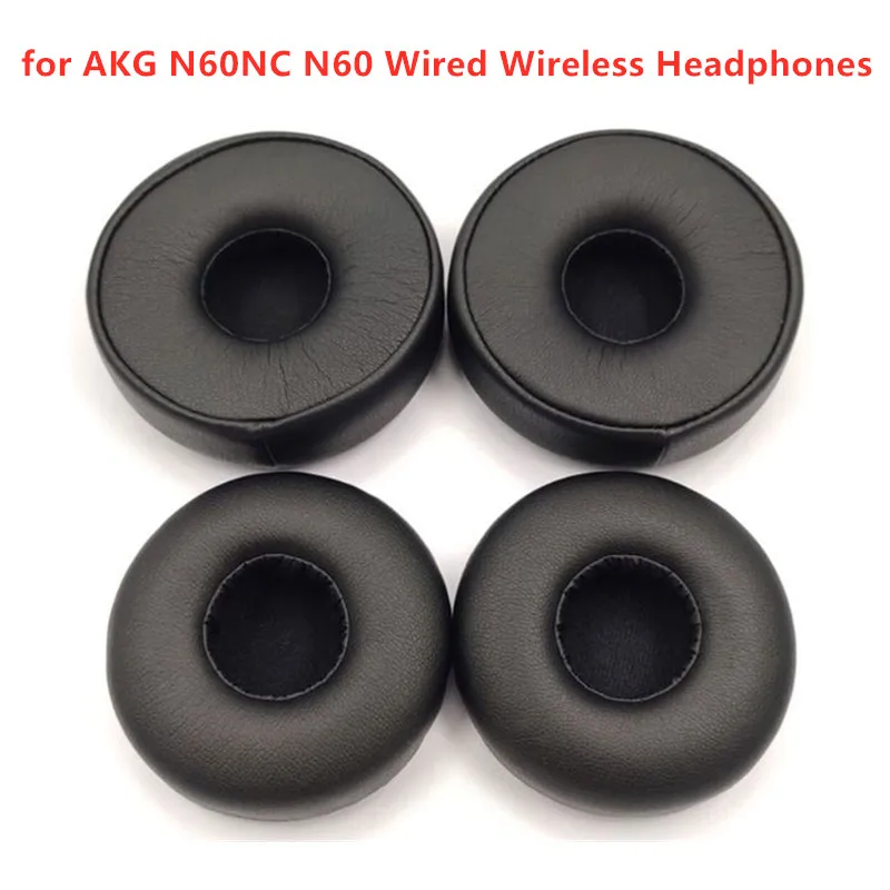 1 Pair Foam Ear Pads Cushion Cover for AKG N60NC N60 Wired Wireless Headphones Leather EarPads