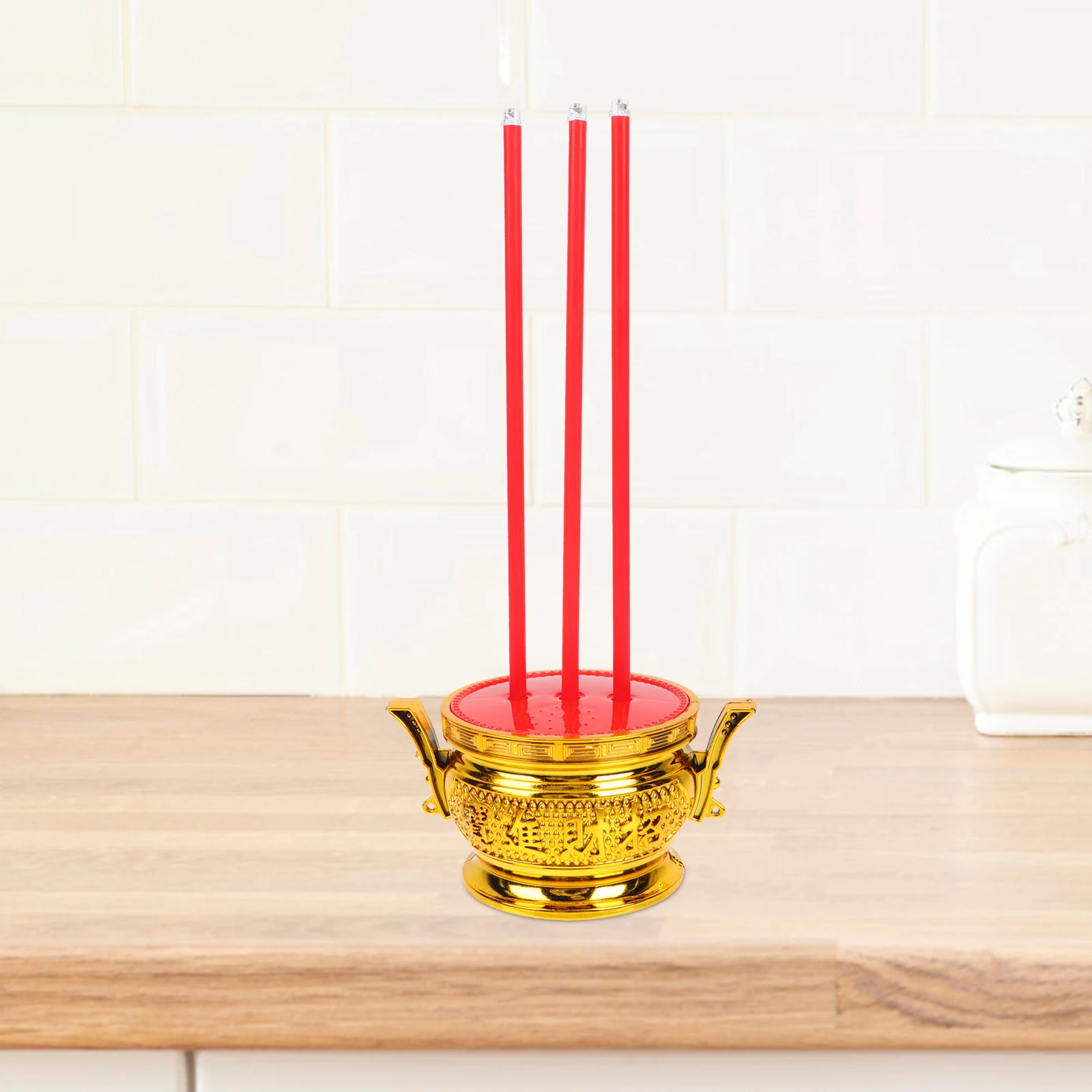 

Electronic Incense Burner Led Buddha Censer For Home Office Decor Aromatherapy Gift Desktop Furnishing Ornament