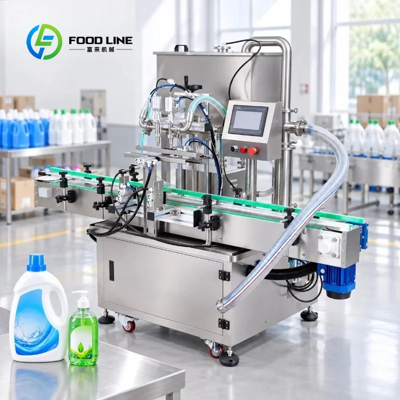 custom servo filler metering machine dual independent gear pump automatic bottle filling equipment for sauce shampoo beverage