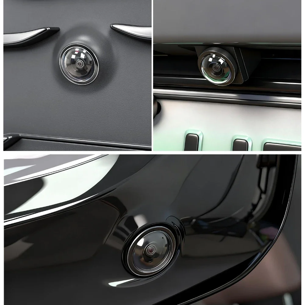For BYD Atto 8 Sealion 8 Car Camera Lens Protective Cover Scratch-resistant Cover Decorative Modification Accessories 4