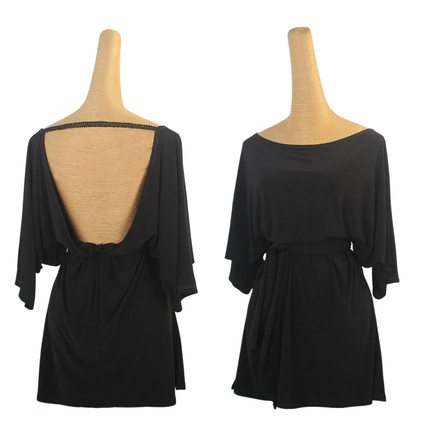 Nouvelle robe d'entraînement de danse latine pour femmes, robe noire ample et confortable + gilet en dentelle Sexy + ceinture, ensemble trois pièces, robes latines pour filles