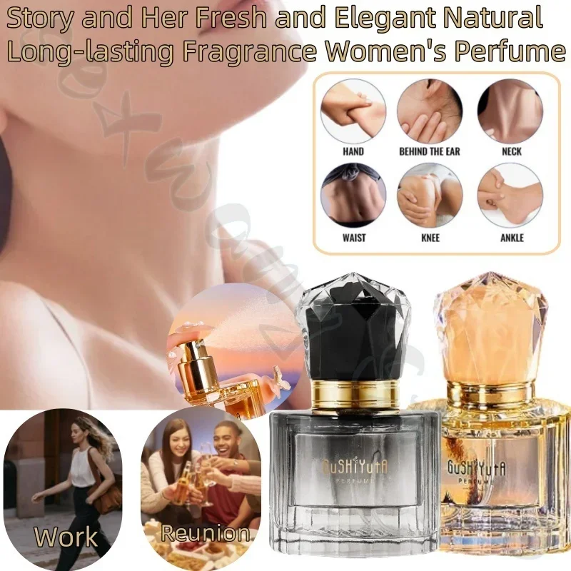 Story and Her Starry Night Crystal Oriental Fragrance Perfume is fresh and elegant, with a natural and long-lasting fragrance.