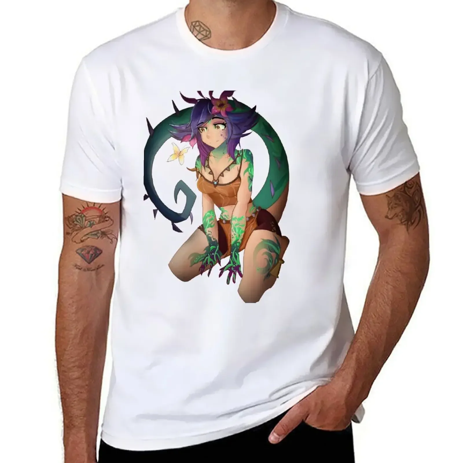 Neeko T-Shirt anime figures blanks mens graphic t-shirts big and tall