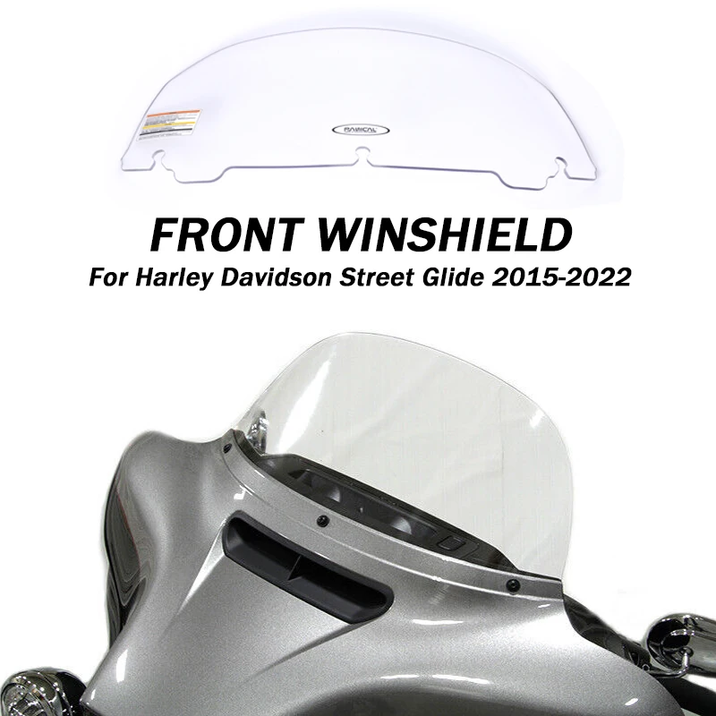 

Panical Front Windshield Guard Spoiler Windscreen For Harley-Davidson Street Glide Electra Ultra Cvo 2014-2024 Pc