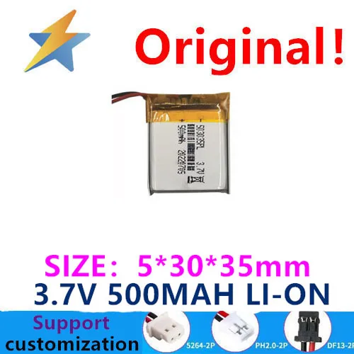 شراء المزيد سوف رخيصة 503035   500mah 3.7V الأجهزة الرقمية سماعة رأس بخاصية البلوتوث شحن البطارية بالإضافة إلى اللوحة والكابل جيد