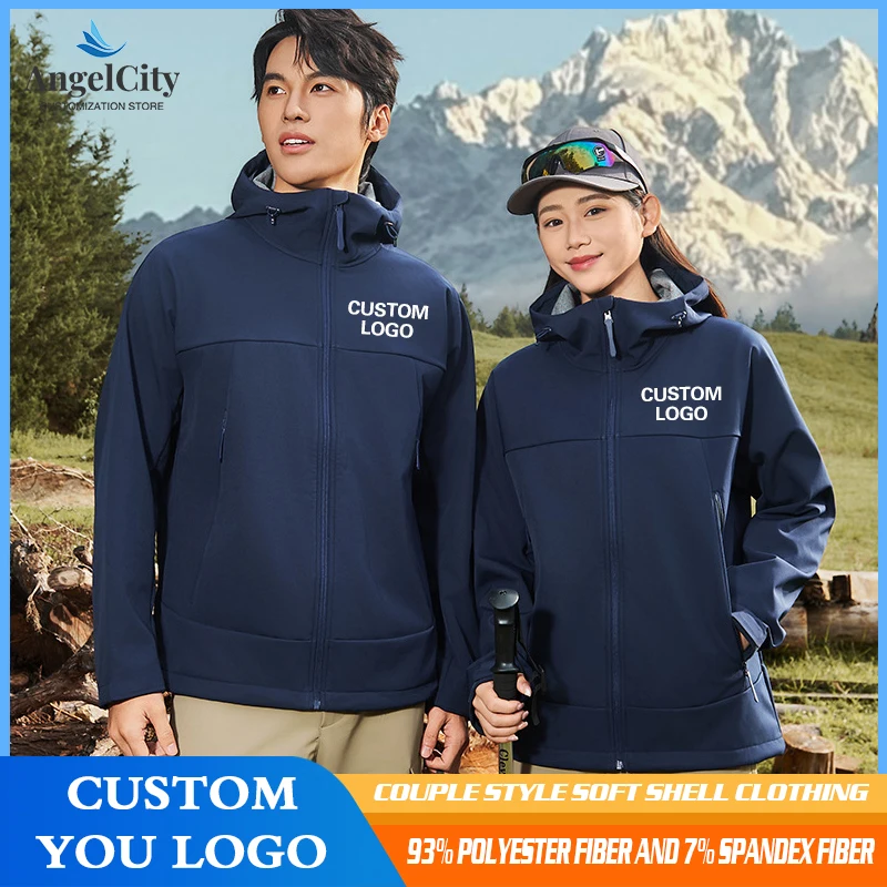 

Sports Jackets Custom Logo Windproof And Warm Jackets For Autumn Winter Wholesale For Women's Outdoor Hiking Clothes
