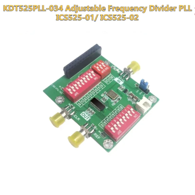 SmCpICS525 Phase-locked Loop Module, Hardware Adjustable PLL Wideband Phase-locked Loop, Frequency Output KDT525PLL-034