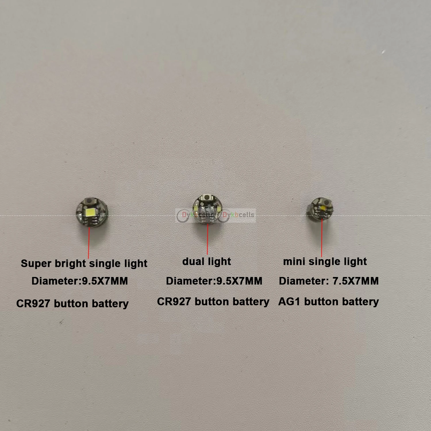 Lâmpada LED com controle do interruptor, micro single/double, lego, bandai, samsung, 3pcs, sem fio, w bateria, diy