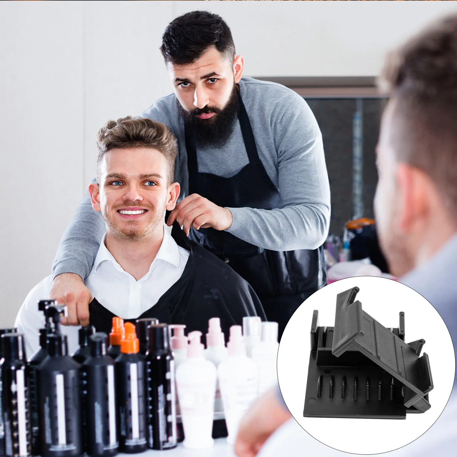 Plastic Hair Clipper Limit Guide Comb Professional Barber Tool Lightweight Hair Trimmer Comb Guard Guide Combs view 6