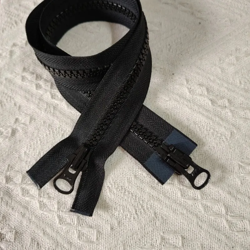 

2pcs/Lot 8#10# 52-100CM Oversize Resin YKK Zipper Red Blue Black Single Open End for Garment Jacket Coat Sewing Accessories