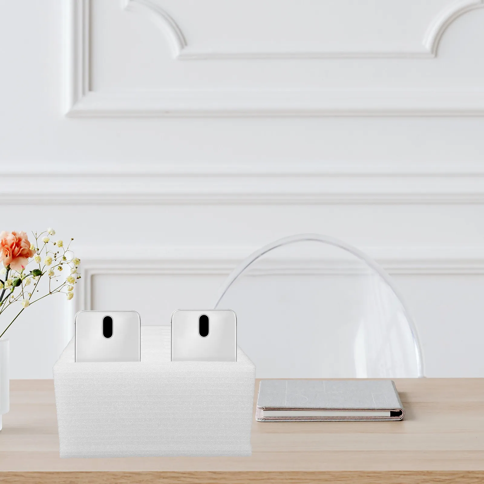 

20 Compartment Cell Phone Storage Box Mobile Phone Organizer Classroom Desk Organizer Elegant Design Secure Smartphone Holder