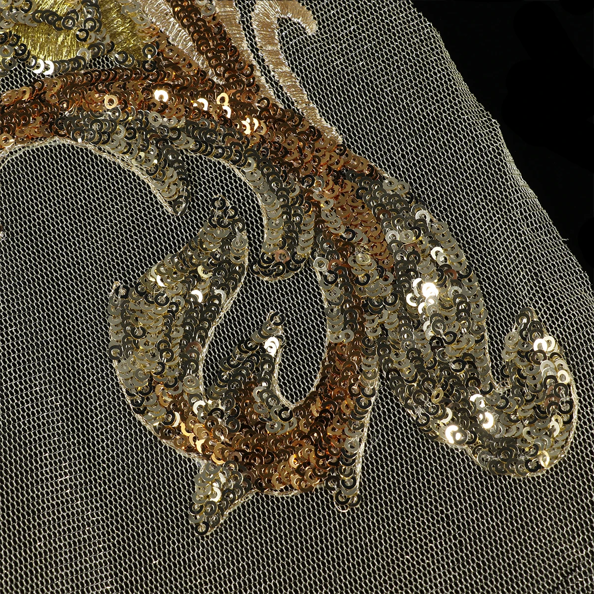 

2Pcs Wings Shaped Sequin Embroidery Retro Cloth Patch Piece Golden Simulated Phoenix Decorative Patch for DIY Crafts