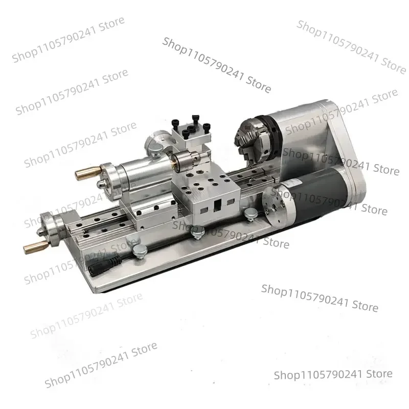 DIY Mini Lathe Small Desktop-Grade Turning Model Scientific Experiment