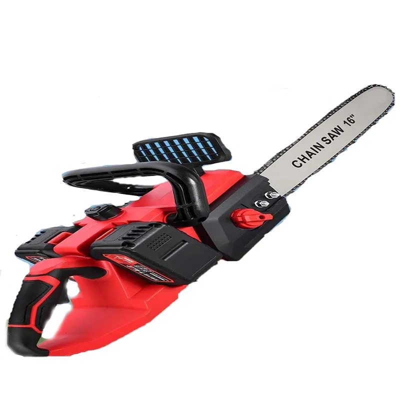 

Dual battery chain saw Gardening logging chainsaw 16-inch rechargeable electric chain saw Petrol electric Chainsaw