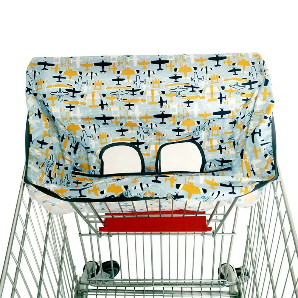 

Animal Plane Wave Pattern Baby Activity Supplies Highchair Cover Cushion Mat Baby Trolley Cover Shopping Cart Cover