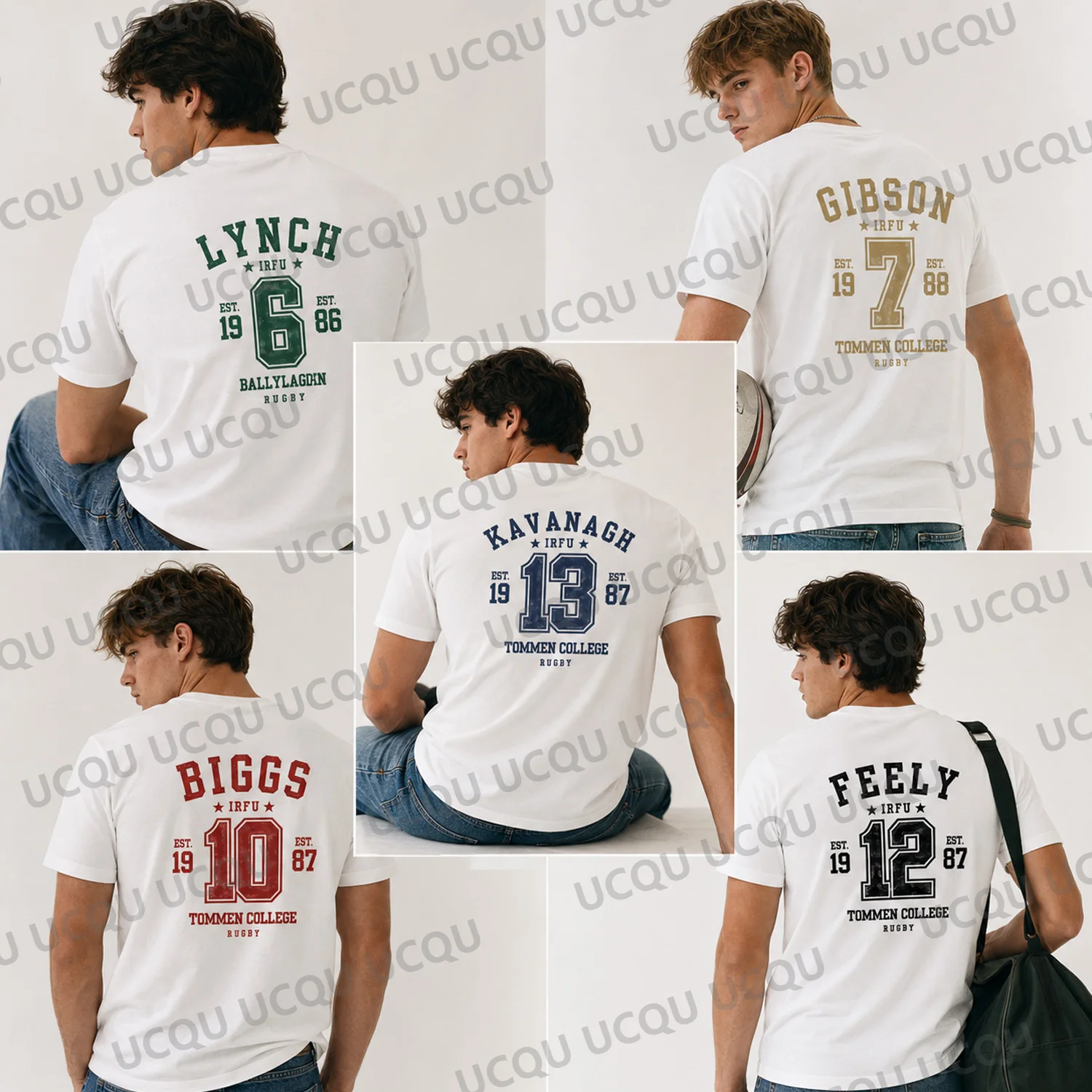 Camiseta de Rugby para Niños y Adultos, Verano 2026, Boys Of Tommen, Biggs 10, Kavanagh 13, Gibson 7, Feely 12, Lynch 6