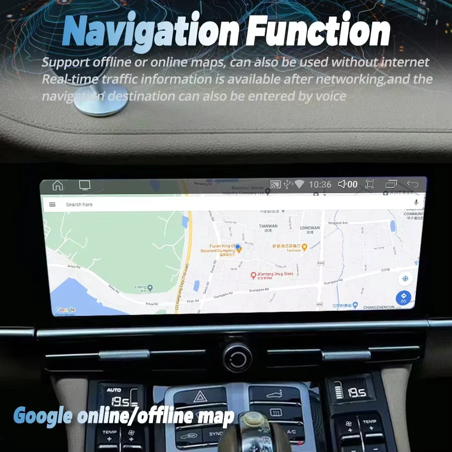 Upgraded Interactive Dual Screen For Porsche Panamera 2010-2017 Intelligent System Navigation GPS Car Multimedia Player CarPlay