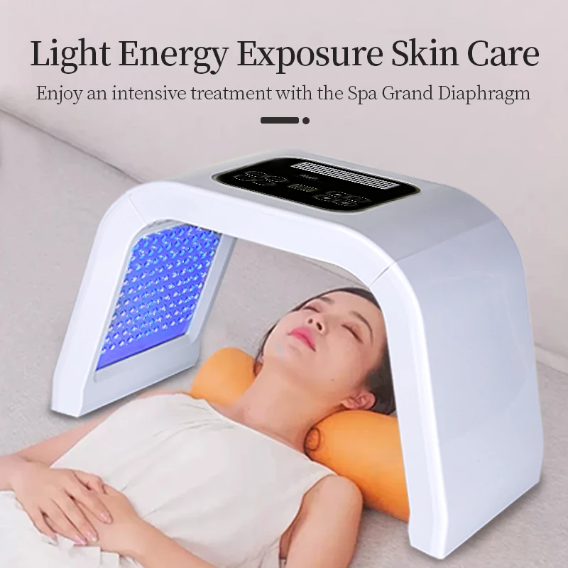 7 色 LED フォトンマシン肌保湿ナノスプレー LED フェイス & ボディ SPA スキンケア美容マスク