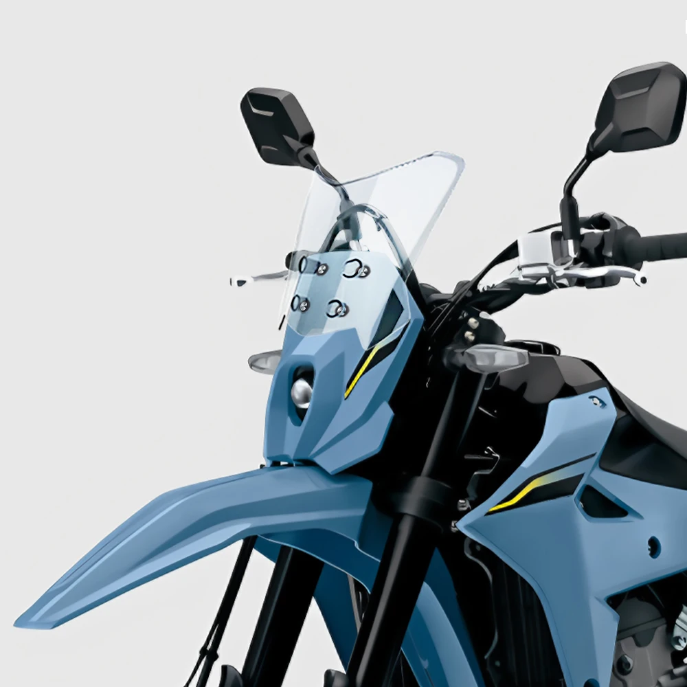 

For suzuki 2025 DR-Z4SM motorcycle adventure windshield extension style Windscreen Wind Deflector Screen