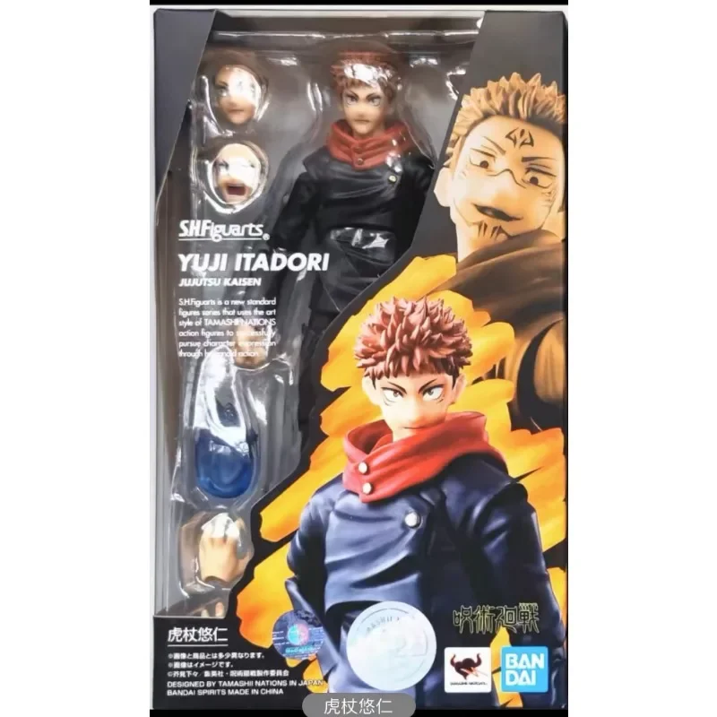 In Stock Bandai Original Jujutsu Kaisen  Satoru Gojo Kugisaki Nobara Fushiguro Megumi Anime Action Figure Model Toy Hoilday Gift