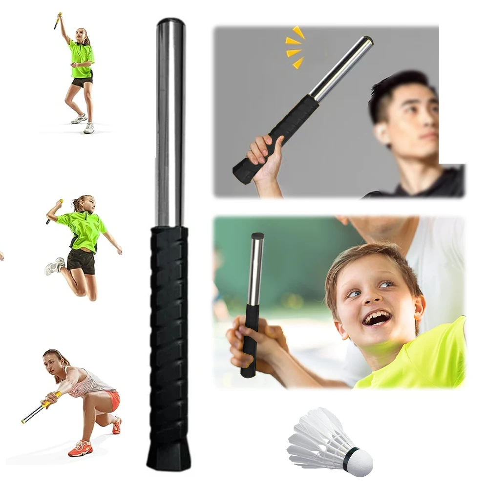 

Badminton Swing Trainer Non-Slip Correction Action Training Tool Wrist Force Trainer for Indoor Game Batting Racket Tools