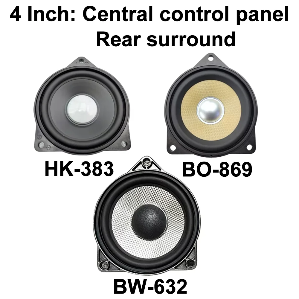 4 Inch Dashboard Midrange Speaker For Bmw F30 F34 F01 F10 F11 F23 E60 E90 G20 3 5 7 Series Rear Surround Horn Hi-Fi Music Stereo