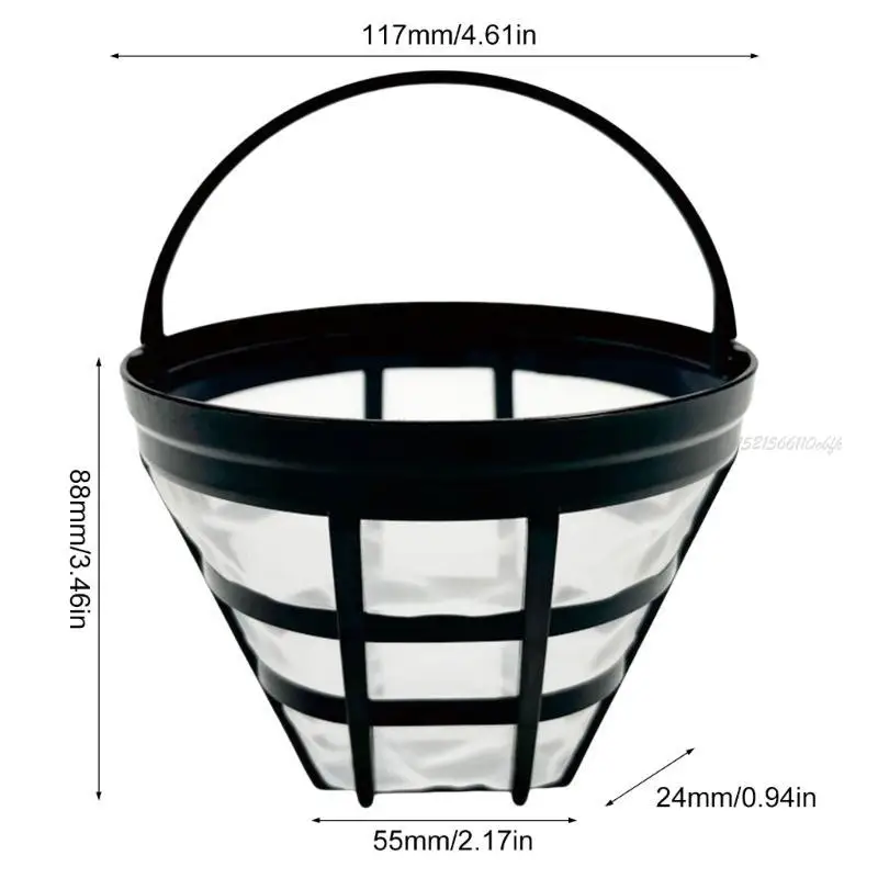 27RB Профессиональный кофейный фильтр нейлоновой текстура Fliter Mesh Easy Cleansing Powder Mowl