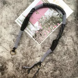 Customized Landyard Premium Cotton Bag Strap Accessorie Gold Key Ring Strips Luxury Phone Shell Shoulder Strap Black Chain