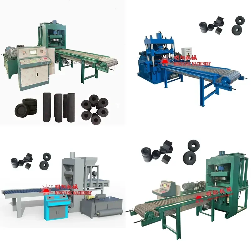 2026 CE Energy Saving Hookah Charcoal Briquette Production Line Shisha Charcoal Tablet Machine