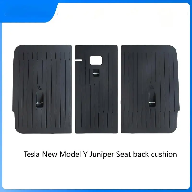 For Tesla New Model Y Juniper Rear Seat Back Cover Backrest Protector TPE Trunk Anti-scratch Pad Anti-dirty Mat Interior - view 2