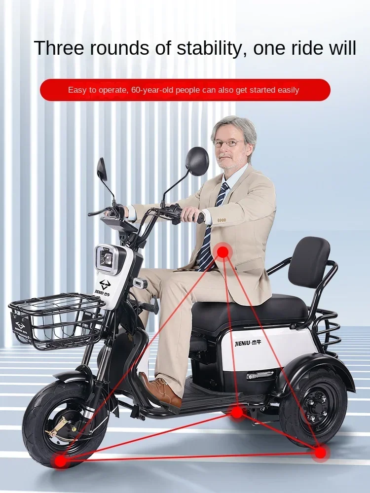 

ssL178 23 ZL Electric Tricycle Small Elderly Scooter Pick-up Children Elderly Battery Car