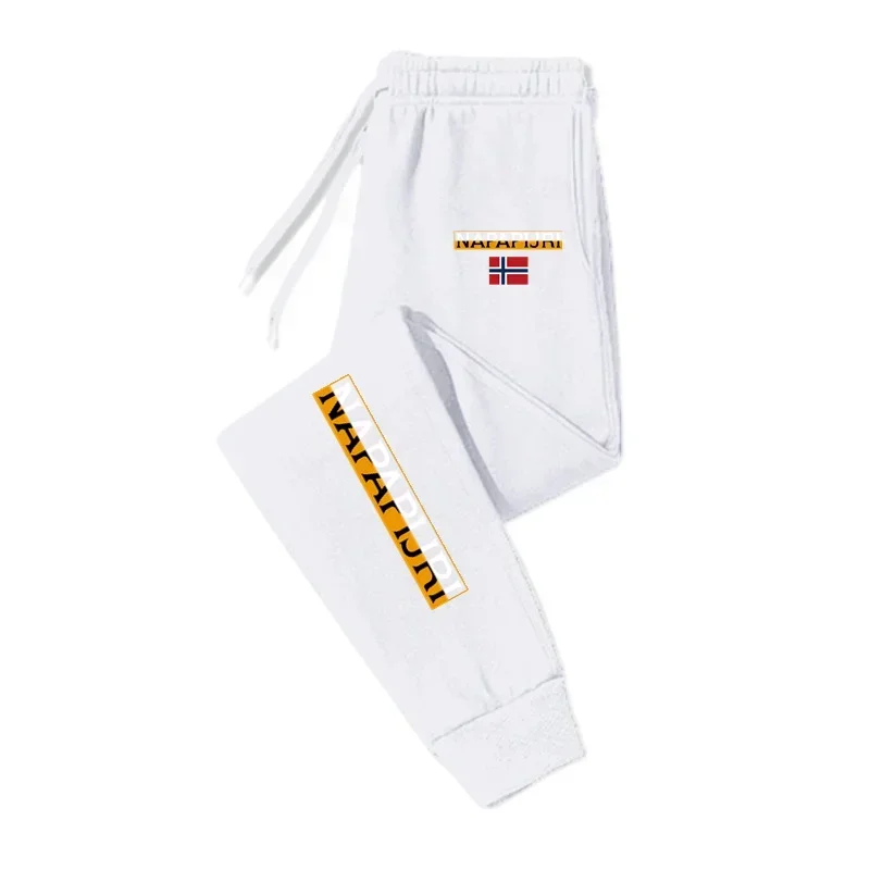 Spring Autumn Men Oversize Casual Sports Sweatpants, Fleece Drawstring Trousers With Pockets