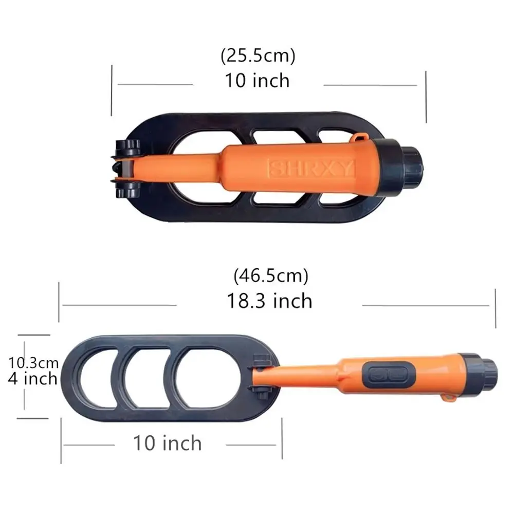 High Precision Portable Induction Diving Treasure Metal Finder HandHeld Folding Underwater Metal Detector Pulse Scan Pinpointer