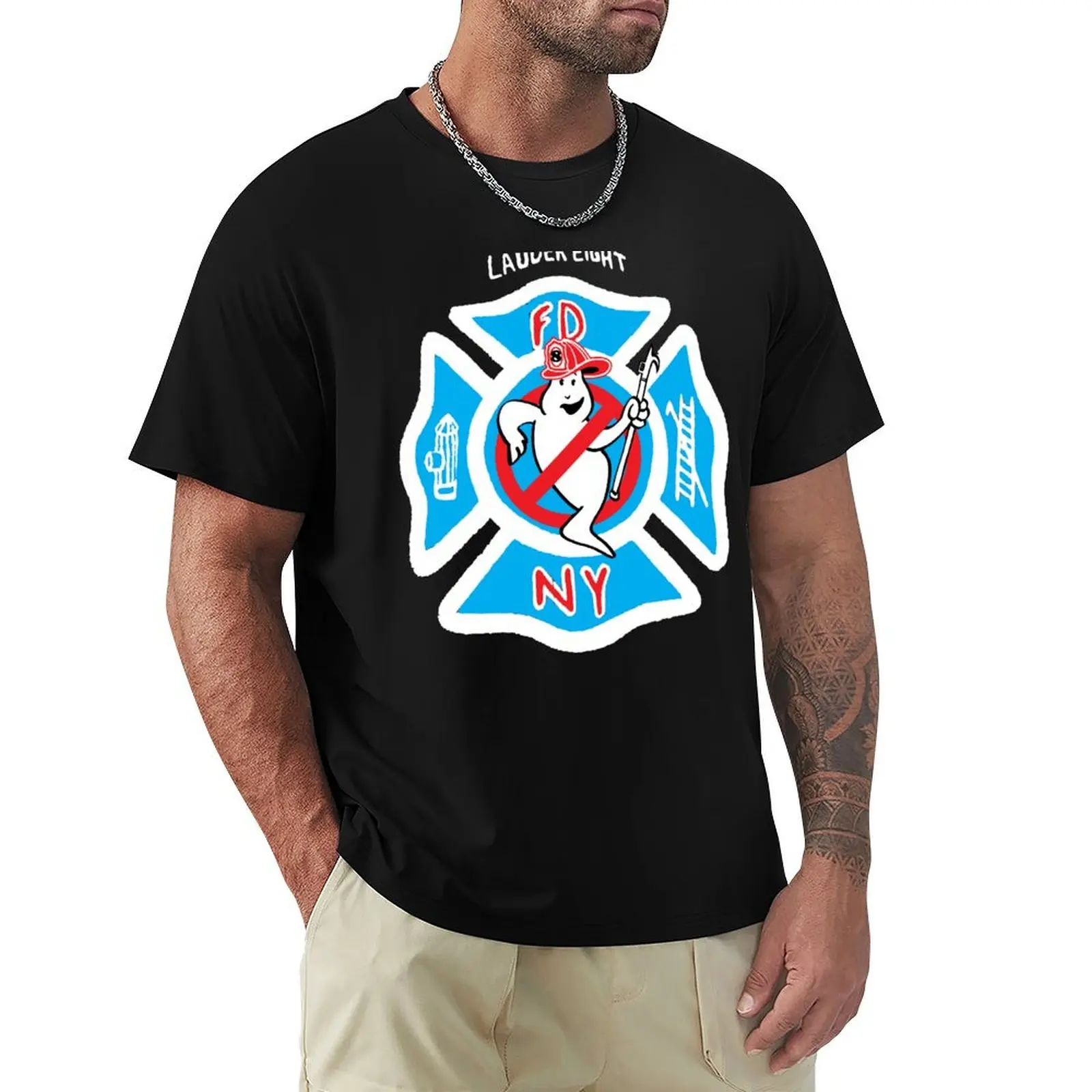 

GHOSTBUSTERS HOOK & LADDER 2 T-Shirt graphics anime shirt shirts graphic tees oversized t shirt men