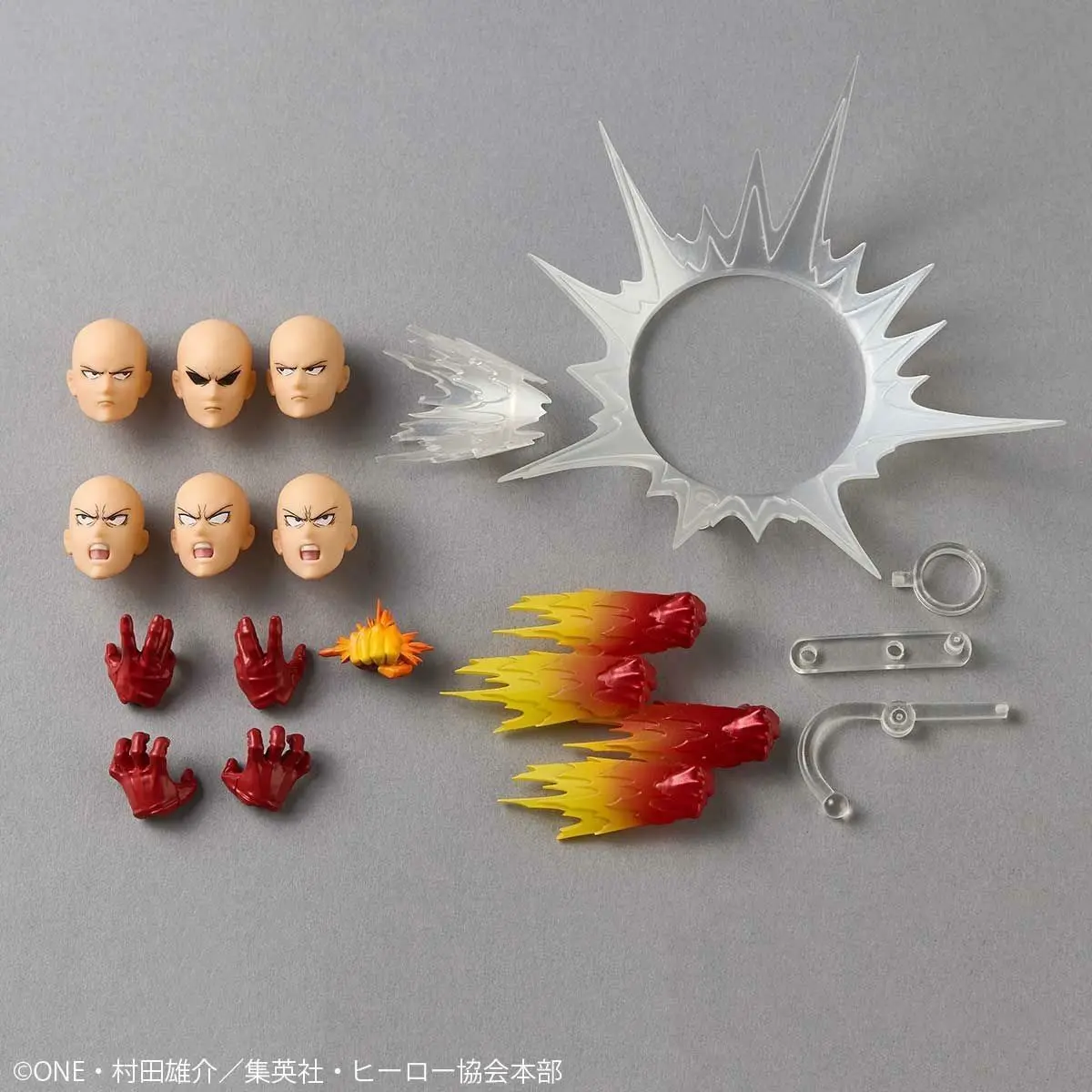 ฟิกเกอร์อนิเมะวันพันช์แมน ไซตามะ รุ่น Revoltech จาก Kaiyodo ของสะสมจากคอลเลกชัน Amazing Yamaguchi รูปปั้นโมเดลของเล่นตกแต่ง ของขวัญ