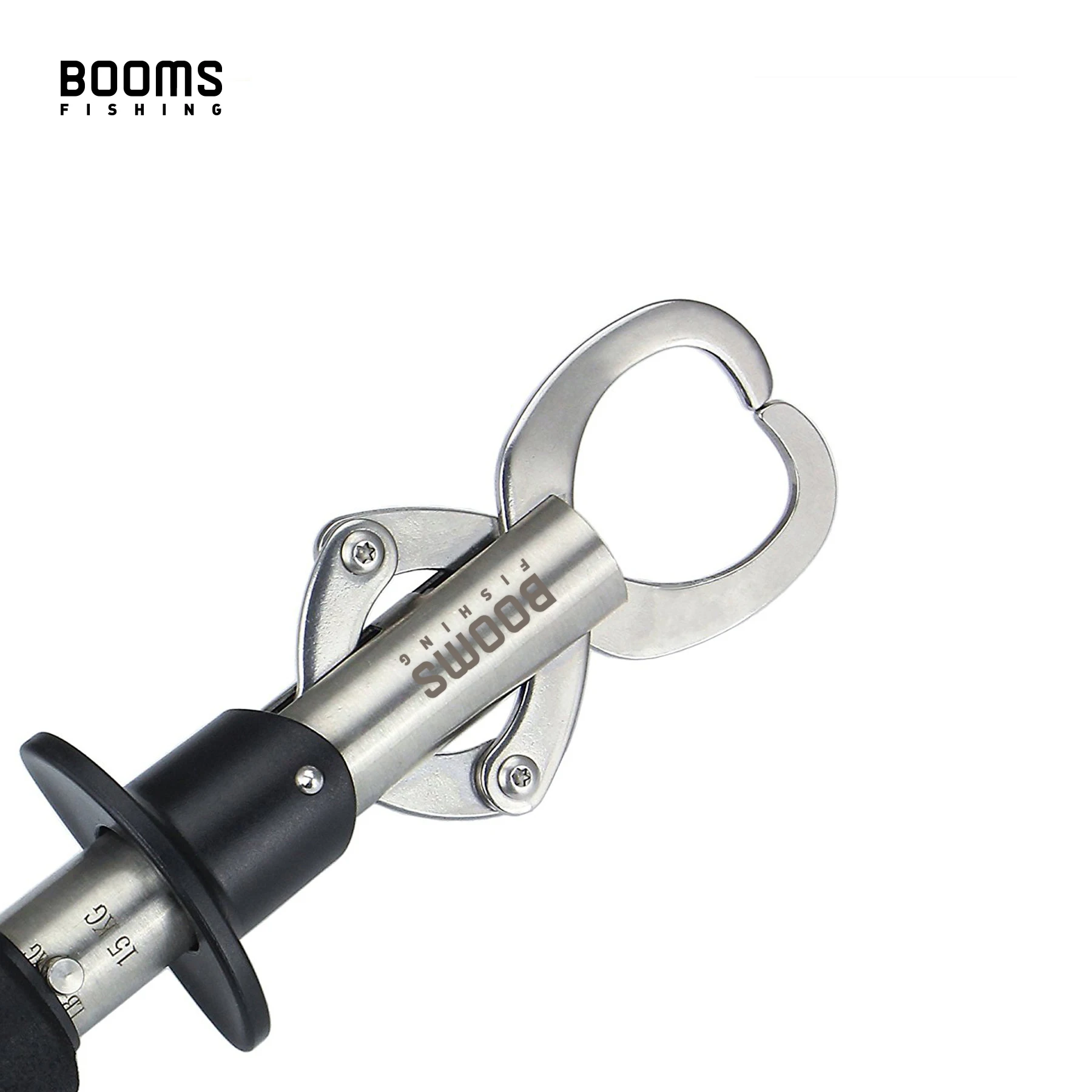 Booms Fishing G01 Fish Gripper Grip and Hold Fish with Tight Grip Largest Model Built-in Scale Fishing Tools
