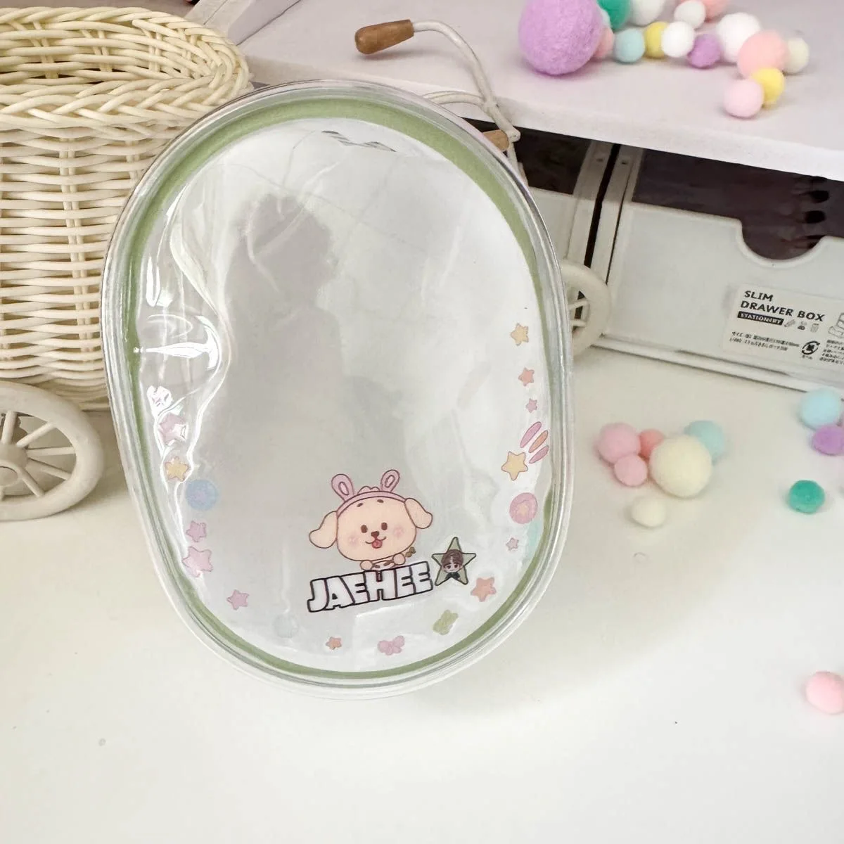 동물 크리에이티브 소형 가방 인형 장식 가방 13.5*10.5*5cm 만화 귀여운 PVC 보관 가방 정리함 시온 리쿠 유시 재희 라오 사쿠야 케이팝